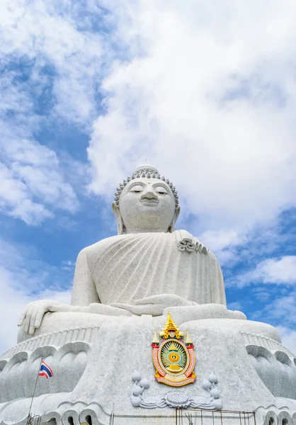 Den största vita heliga Buddhaen — Stockfoto