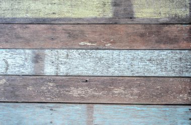 Dekoratif ve renkli ahşap duvar doku