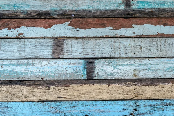 Kleurrijke houten muur — Stockfoto