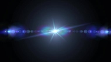 Optik lens flaş efekti, 4K ışık demeti, yüksek kalite ve gerçekçi. Logo tasarımı ve ışıklandırma için kullanılan modern çok renkli flaş giderek parlaklaşıyor