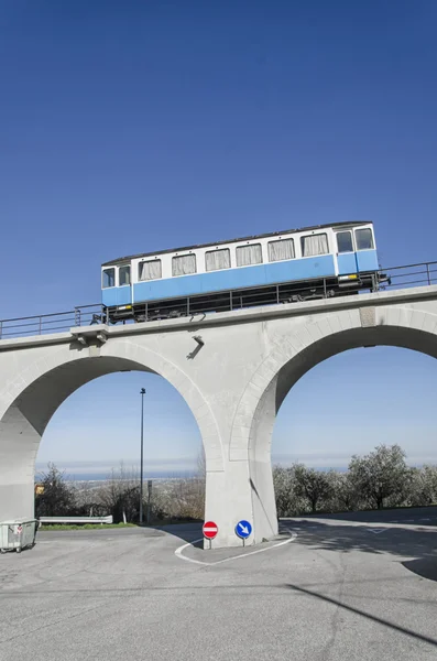 Memorial del antiguo vagón ferroviario — Foto de Stock