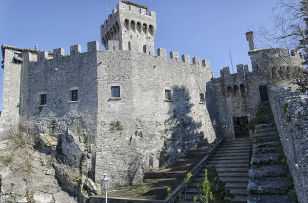 La Cesta zamku San Marino — Zdjęcie stockowe