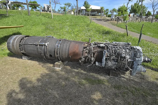 Le turboréacteur d'un avion — Photo