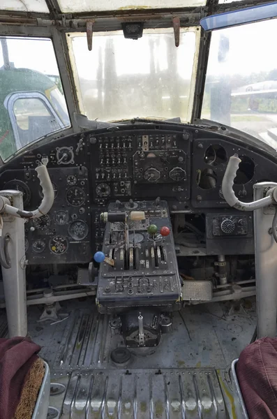 PoV ของนักบินของเครื่องบิน Antonov An-2 — ภาพถ่ายสต็อก