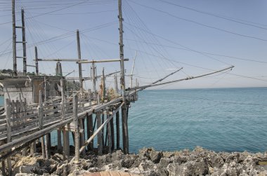 Eski trabucco İtalya