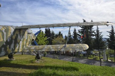 Kamufle Antonov An 2 askeri uçak