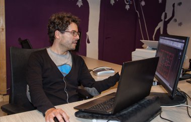 Bir projede çalışan mimar