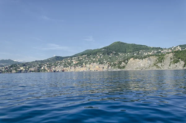 Vista da baía de Camogli — Fotografia de Stock