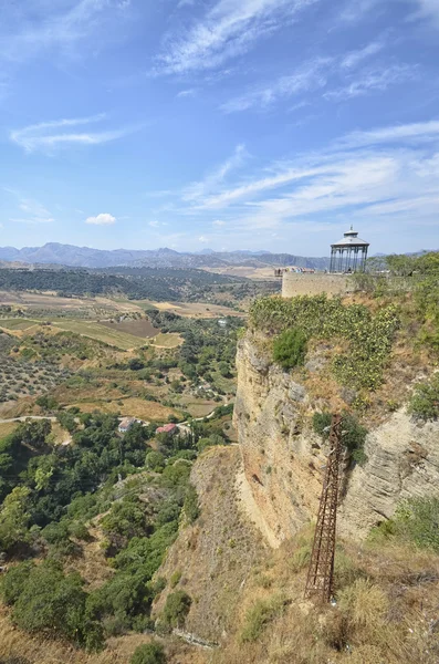 Paisagem do terraço de Ronda — Fotografia de Stock