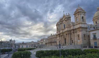 The cathedral of Noto clipart