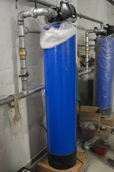Suavizantes de agua en planta industrial —  Fotos de Stock