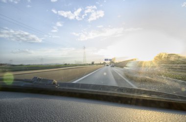 Araba görünümü içinde bu çevre içinde çalışır