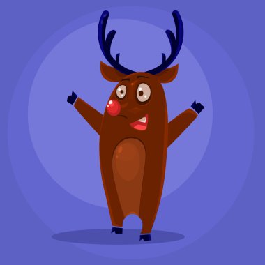 Geyik-karikatür çizimi