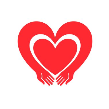 hands forming a heart symbol clipart