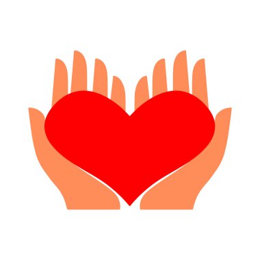 Kalpli iki kadın ya da çocuk eli. Vektör illüstrasyonu