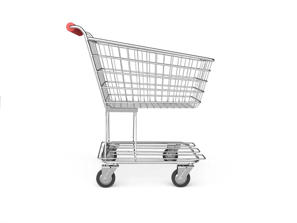 Empty shopping cart — Stock Photo, Image