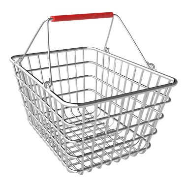 Vektör boş alışveriş sepeti