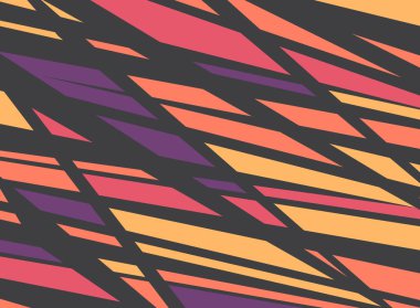 Renkli soyut çizgili minimalist arkaplan