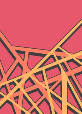 Geometrik çizgi desenli soyut arkaplan