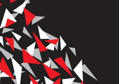 Düzensiz üçgen desenli basit arkaplan