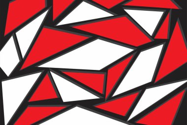 Düzensiz üçgen desenli basit arkaplan