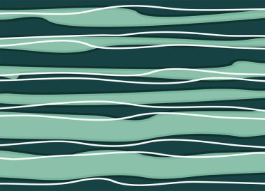 Basit dalga çizgileri desenli soyut arkaplan