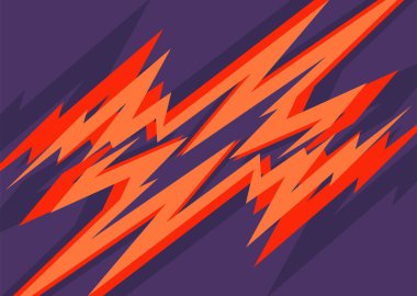 Sivri uçlu zigzag desenli soyut arkaplan