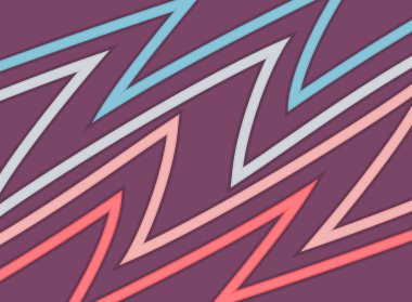 Sivri uçlu zigzag desenli soyut arkaplan