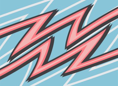 Sivri uçlu zigzag desenli soyut arkaplan