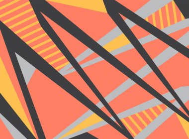 Çizgili ve çizgili çizgi desenli soyut arkaplan