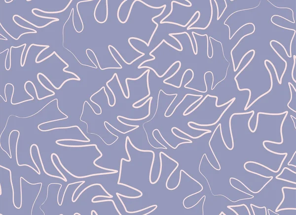 Basit yaprak desenli minimalist arkaplan