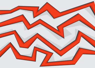 Zigzag çizgileri desenli basit arkaplan