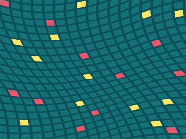 Damalı satır ve biraz renk ile soyut arkaplan 