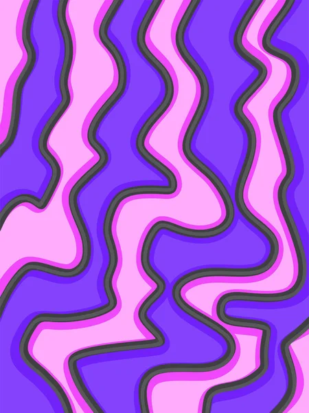 Abstrakter Hintergrund Mit Wellenförmigen Linien — Stockvektor