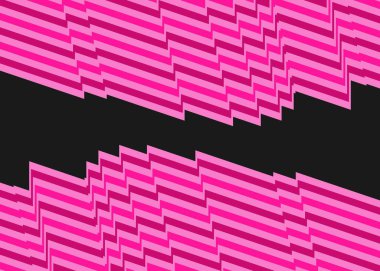 Abstract background with gradient zigzag line pattern