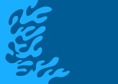 Dalgalı ve sıçrama desenli soyut arkaplan ve bazı kopyalama alanı ile