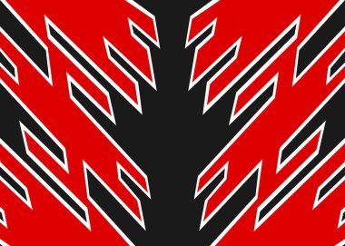 Geometrik ok çizgi deseni ve bazı kopyalama alanı ile soyut arkaplan