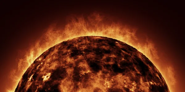 แอนิเมชั่นดวงอาทิตย์ — ภาพถ่ายสต็อก