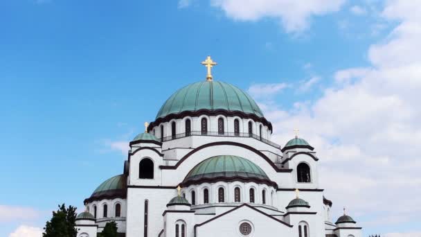 Templo de San Sava — Vídeos de Stock