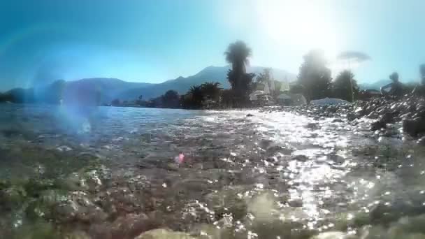 Lefkada Yunanistan Beach — Stok video