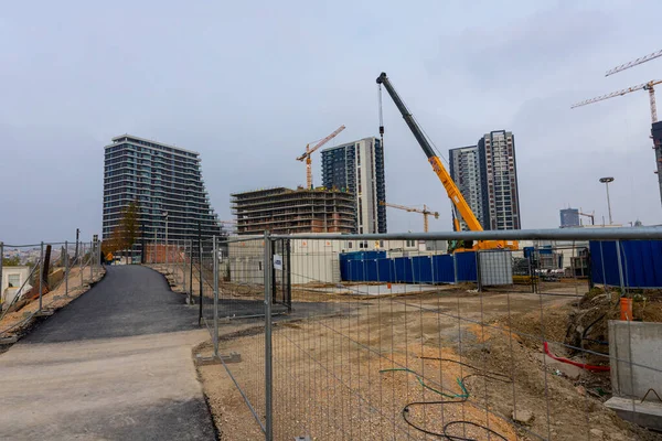 Belgrad Serbien November 2020 Wohn Und Geschäftshäuser Der Belgrader Uferpromenade — Stockfoto