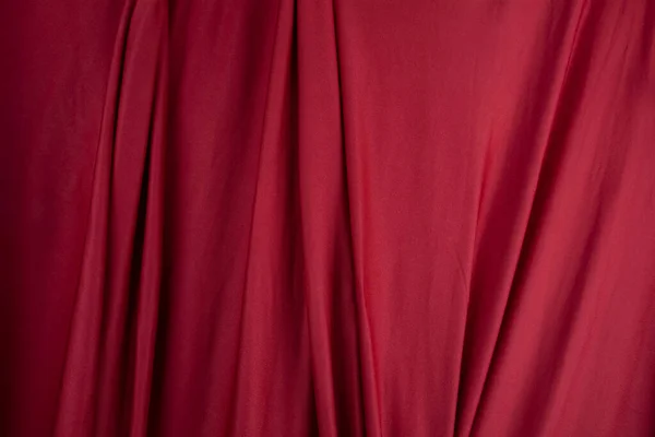 Texture Background Template Silk Fabric Red Silk Drapery Upholstery Fabric — Stock Photo, Image