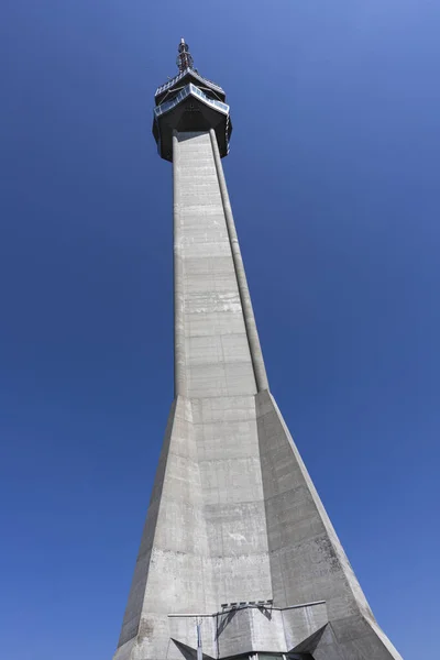 Torre Della Televisione Sul Monte Avala Belgrado Serbia — Foto Stock