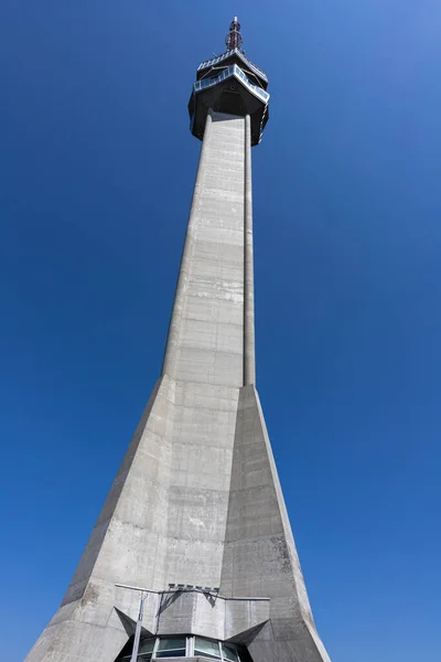 Torre Della Televisione Sul Monte Avala Belgrado Serbia — Foto Stock