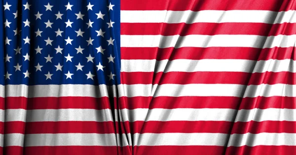 Flagge Der Vereinigten Staaten Von Amerika Originalfarben Und Proportion Illustration — Stockfoto