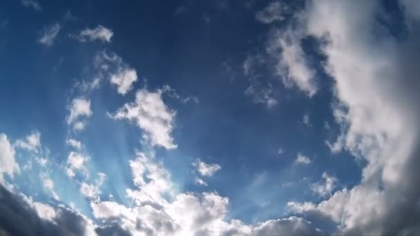 Временной промежуток облаков — стоковое видео