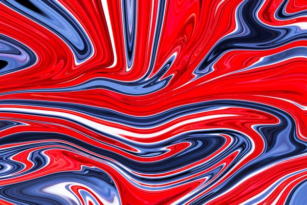 現代のカラフルな液体アートの背景 波色液体の形 白の色 アブストラクトデザイン フロー背景 — ストック写真