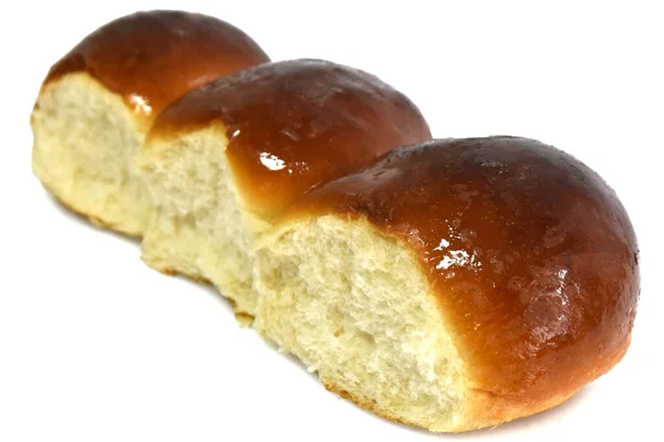 Pampuschka Brötchen Für Tee Oder Kaffee — Stockfoto