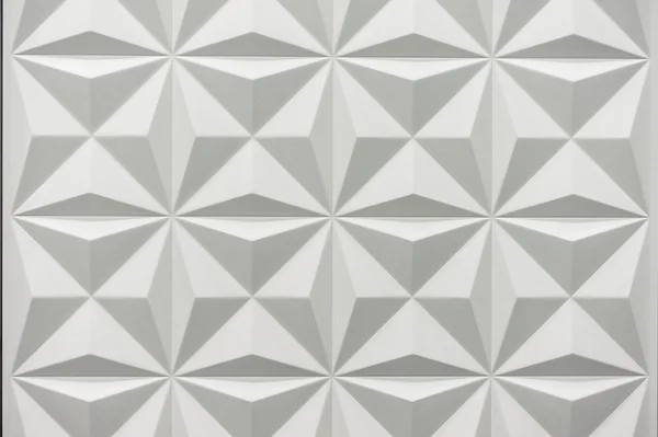 Візерунок білої геометричної 3d текстури — стокове фото