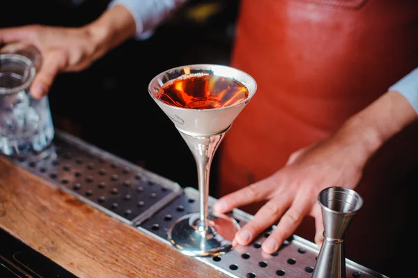 Orange cocktailbar på inställningen — Stockfoto
